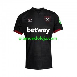 Camisola West Ham United Homem Equipamento Segundo 2024-2025 Manga Curta